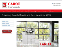 Tablet Screenshot of cabotoffice.com